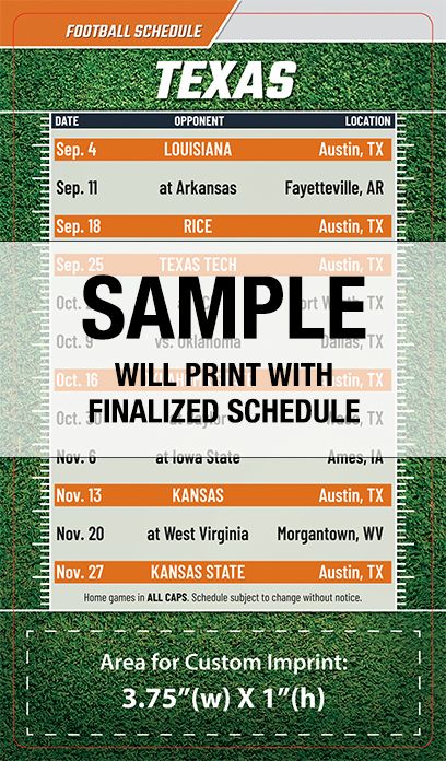 Full Magnet Football Schedules | Real Estate